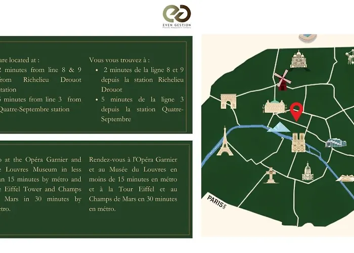 51#opera#grandboulevards#2bedrooms#paris02#ac Apartment *